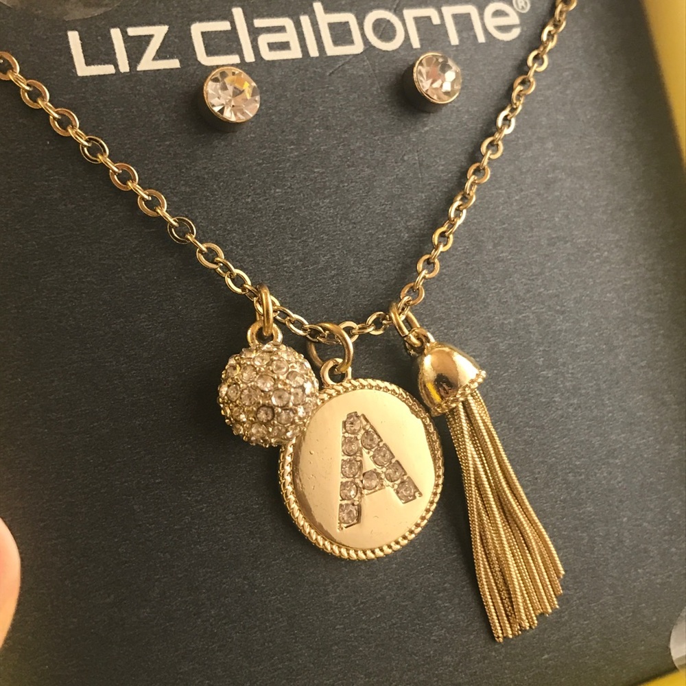 Liz Claiborne Necklace and Earrings